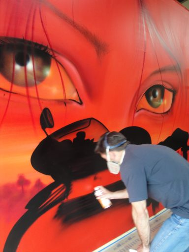 Sébastien, Graffeur