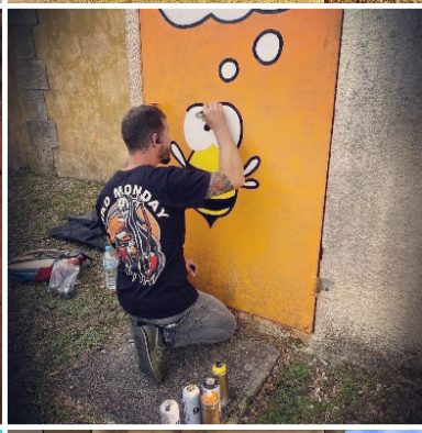 Frédéric, Street art